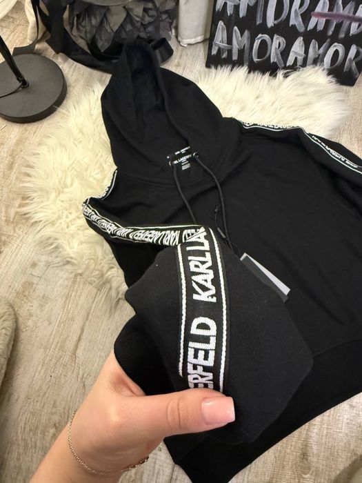 Чорна толстовка Karl Lagerfeld S M