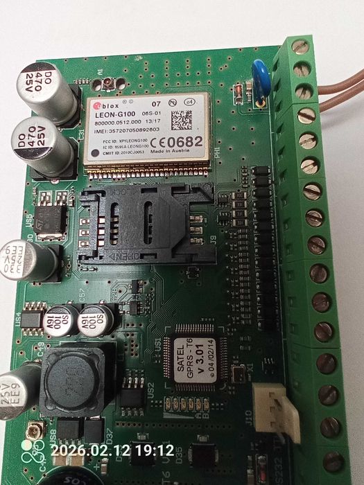 Satel  GPRS T6 moduł centarli, sterowanie, ALARM SMS