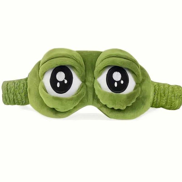 Mięciutka żabka – maska na oczy do spania Soft Frog