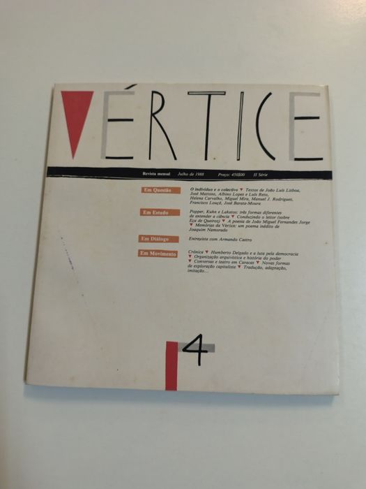 Revista Vértice n° 4
