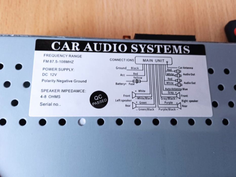 Автомагнитола  1DIN .ISO. 1781 Е.