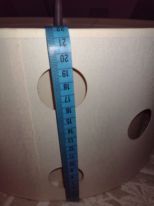 duży abażur klosz żyrandol