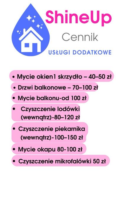 Usługi sprzątania mieszkań i domów