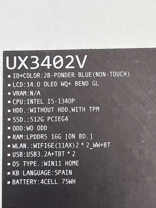 Asus Zenbook OLED