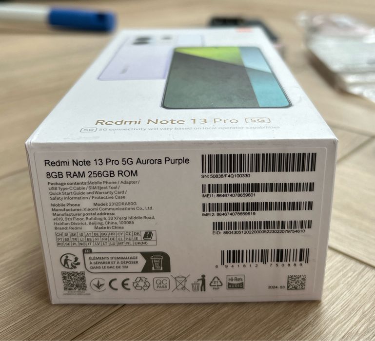Xiaomi Redmi Note 13 PRO 5G // gratisy słuchawki JBL