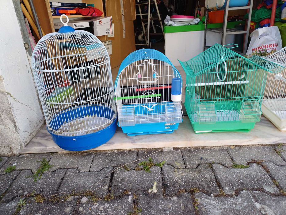 Gaiolas para pássaros 6 unidades