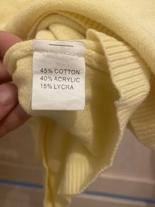 Sweter żółty super miękki  roz. 38