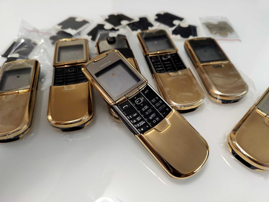 НОВЫЕ корпуса Nokia 8800 CLASSIC GOLD/8800d Sirocco/8800e1 Carbon Arte