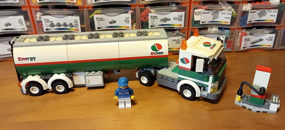 HOT Oil Tanker Lego City Tank Truck 3180 Lego City 3180 Tank