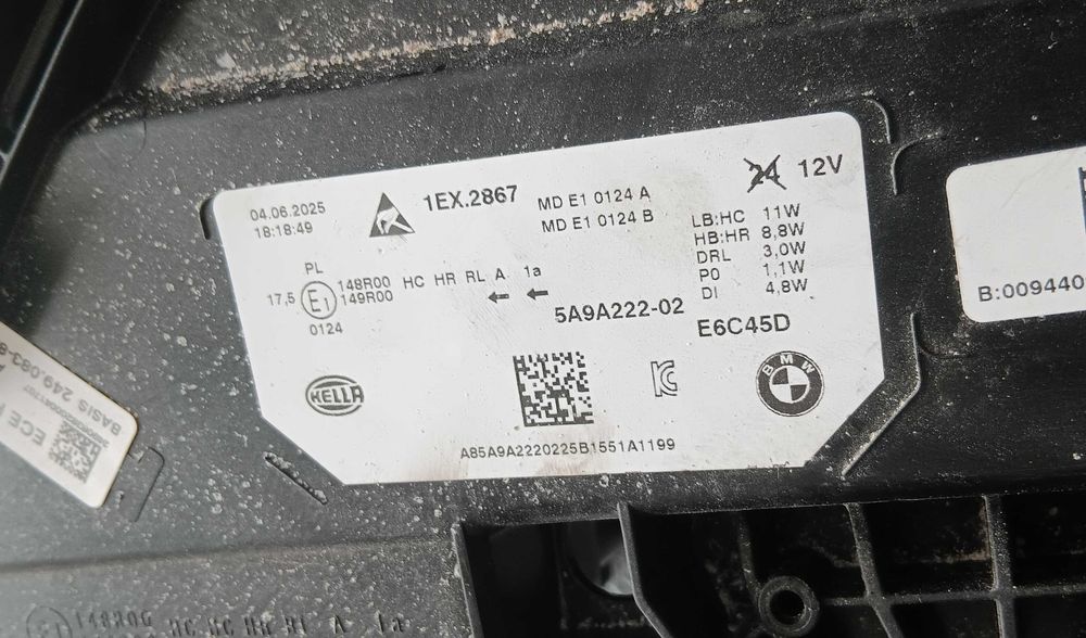 Bmw X1/iX1 Full LED 2022+. PAR Original