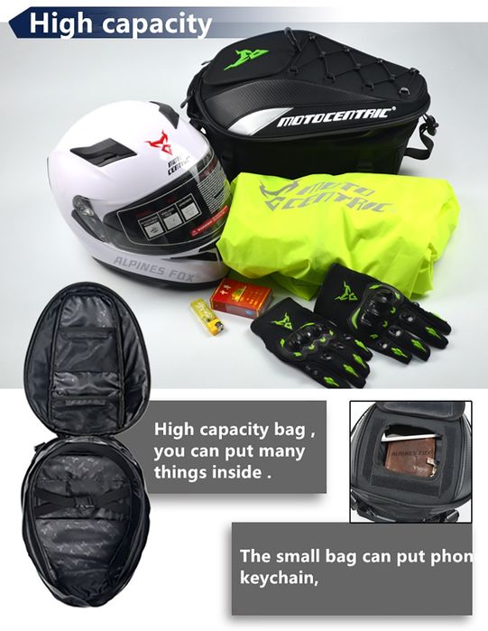 Сумка на мотоцикл 37 л водонепроницаемый(Нова)