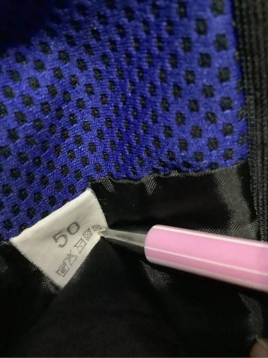 Elegancka spódnica chabrowa midi rozmiar 50