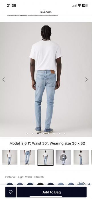 Levi’s levis 512 Slim Taper W32 L30
