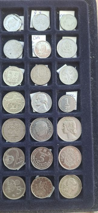Moedas Antigas , coleção de 78 moedas, old coin