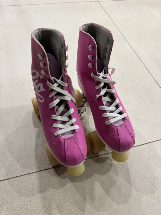 Wrotki RIO ROLLER rozmiar 43 wkladka 29,3 róż stylowe uzyte 3x unikat