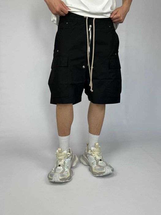 Шорти Rick Owens DRKSHDW шорты черные чорні длинные opium довгі black