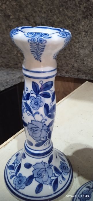 Castiçais jogo dois ou porta velas