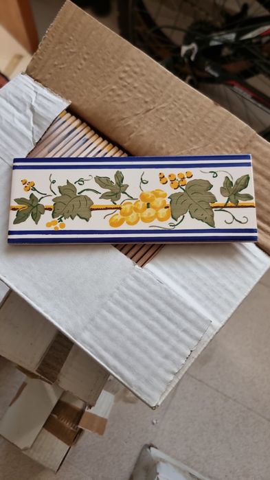 Faixas 7.5x20 pintadas à mão