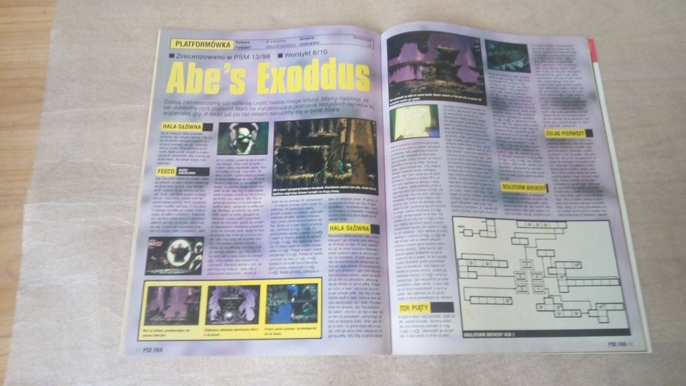 Czasopismo Psx fan nr. 5/99 z plakatem