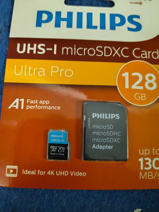 SD card Philips 128GB