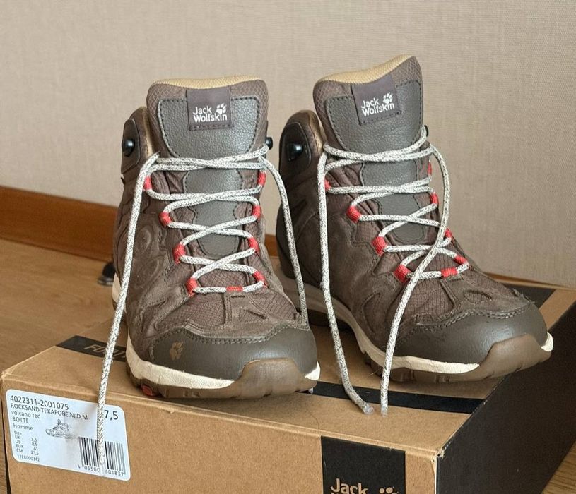 Трекінгові Черевики Jack Wolfskin Texapore Mid M Rocksand 41 EU розмір