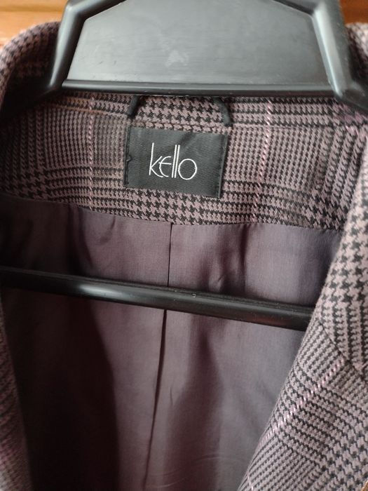 żakiet damski r.44 odcienie fioletu brązu