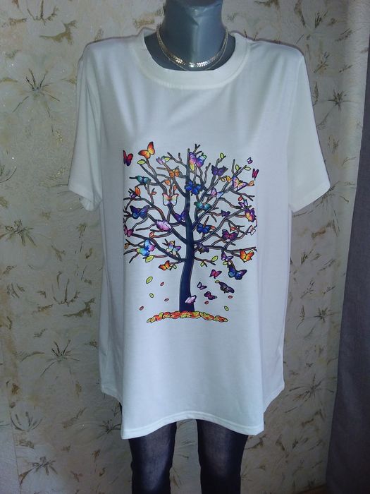 Нова жіноча футболка, р. 52/54