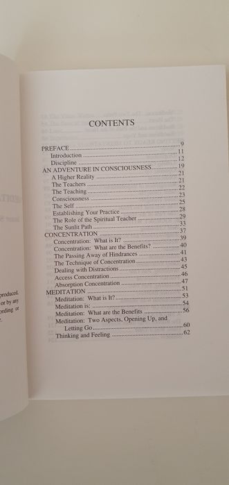Livro "Meditation For People On The Go"