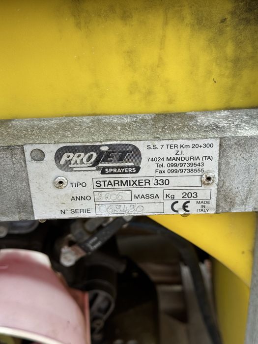 Pulverizador turbina Projet Starmixer 330