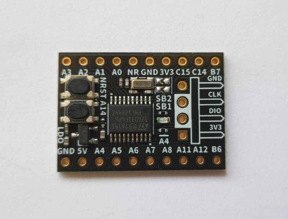 STM32G031F6P6 частота 64 MHz память 32 kB Flash 8 kB RAM TSSOP-20 pin