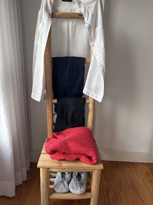 Cabide de pé/Cadeira