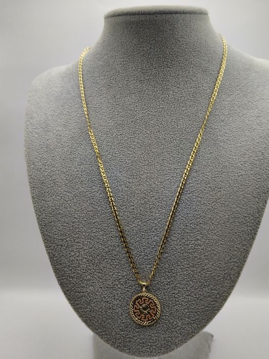 Złota Zawieszka Wzór Grecki Pr.585 Nowa Zapraszamy