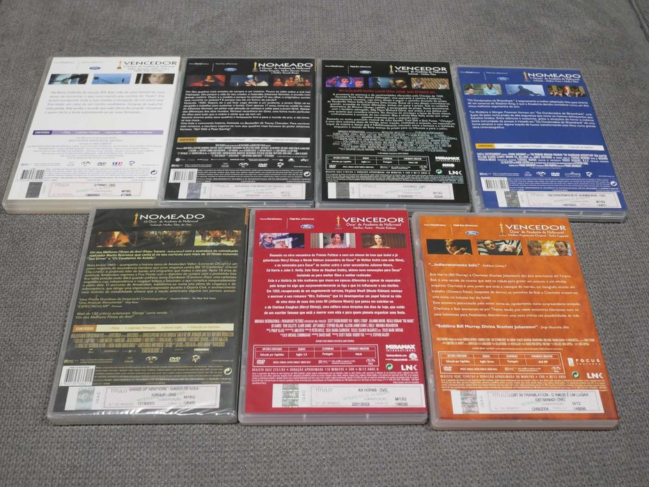 Lote 7 DVDs Cinema Premium – Coleção Expresso (LNK / Prisvideo)