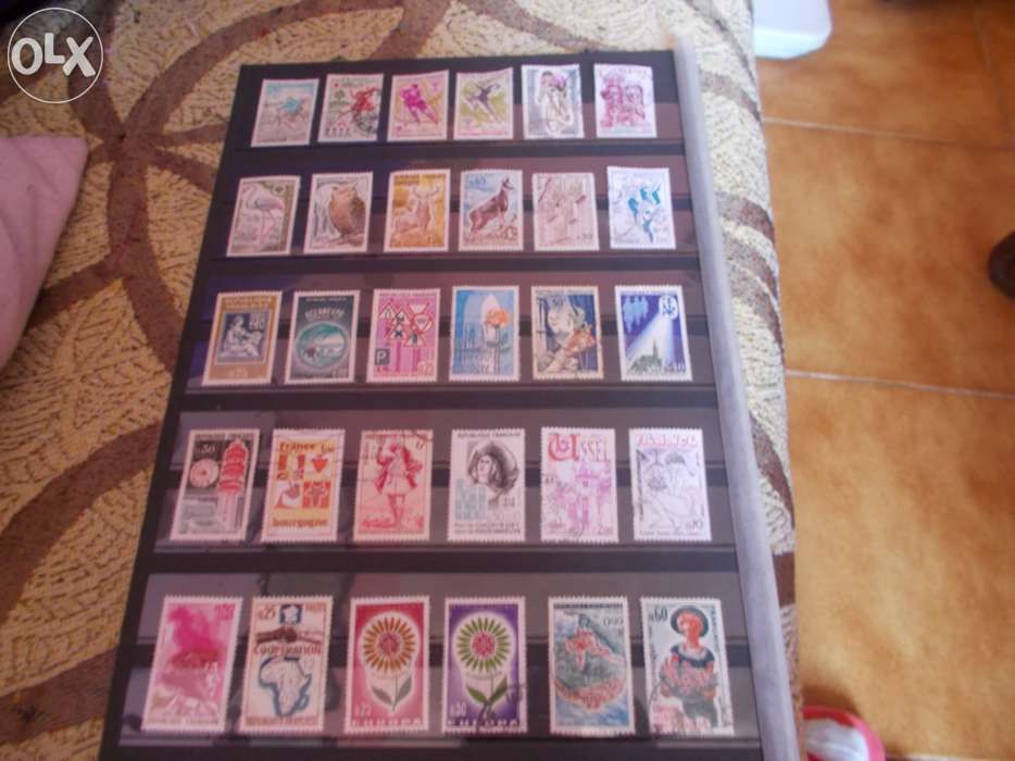 Selos da França em bom estado