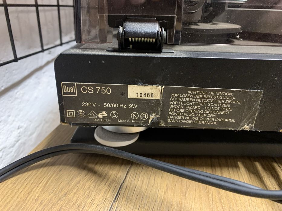 Gramofon Dual CS 750 – Audiophile Concept – Made in Germany