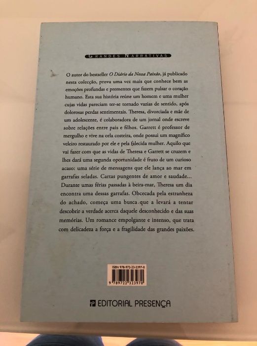 As Palavras Que Nunca Te Direi de Nicholas Sparks