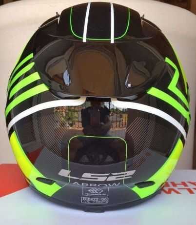 Capacete NOVO LS2 Arrow R Carbon/Kevlar Preto-Fluo.55% DESCONTO Tm XXS