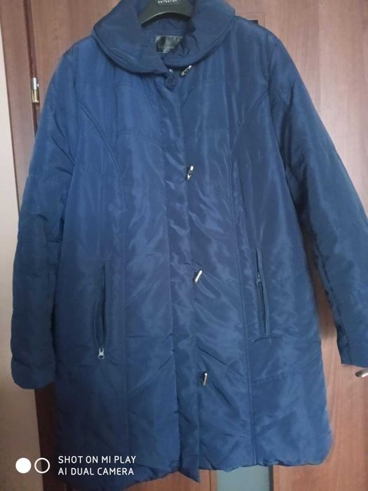 Damski pikowany płaszcz  roz 48/50