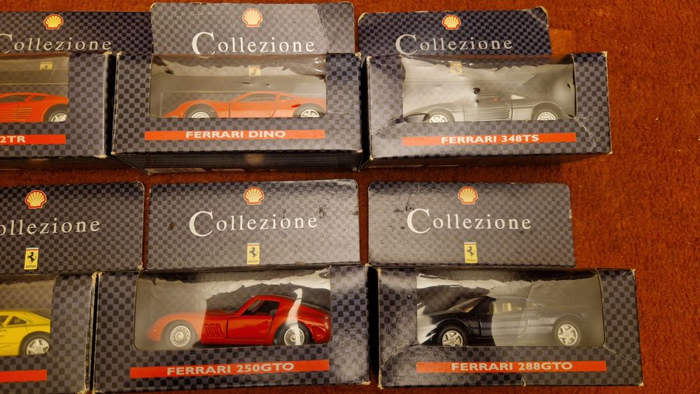 Colecção de carros Ferrari Shell Collezione