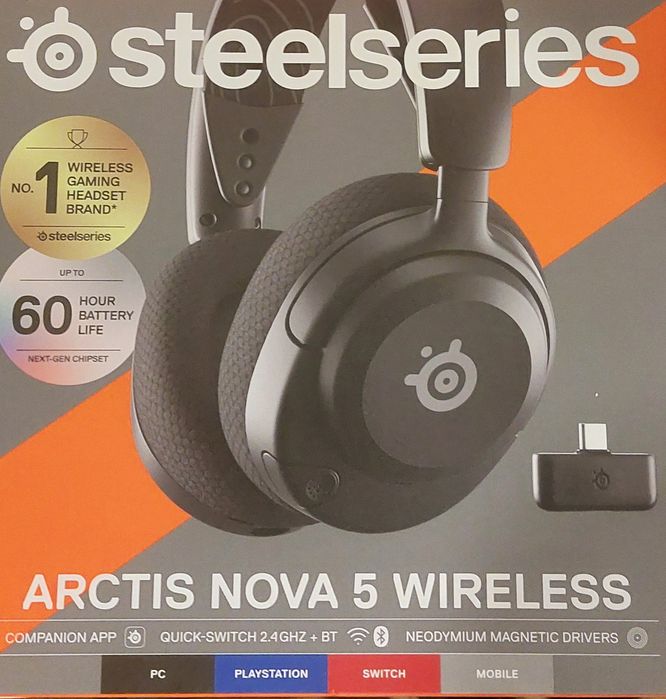 Fones Arctis Nova 5 wireless