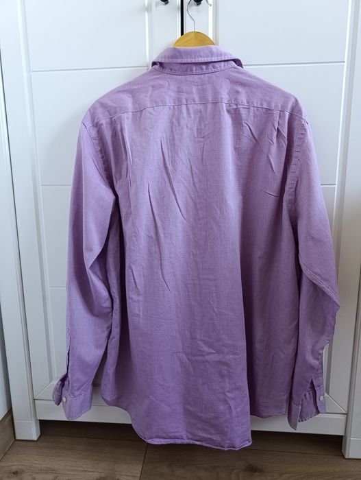 Liliowa koszula męska Ralph Lauren