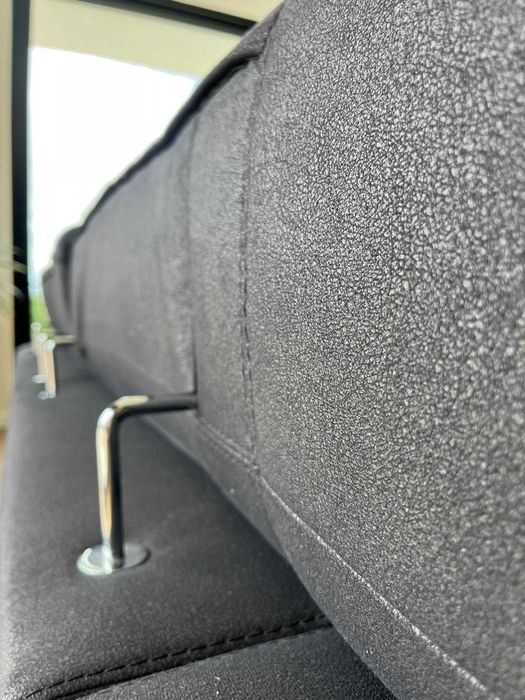 Sofá MASAL preto versátil com 2 chaise longue retraídas