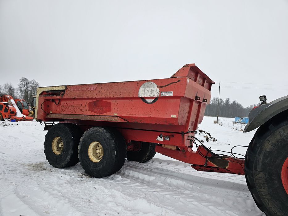 Przyczepa Budowlana Skorupowa Beco  Objętościowa