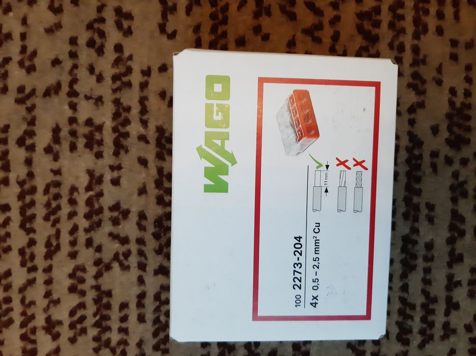 Złączki elektryczne WAGO-zestaw