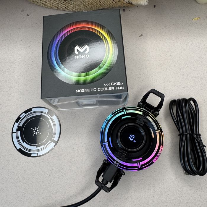 Игровой кулер Memo CX15 на магните быстрое охлаждение для телефона