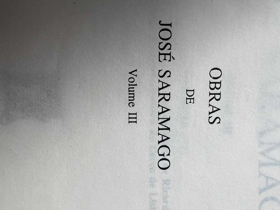 Obras de José Saramago em Papel Bíblia Assinado pelo o autor