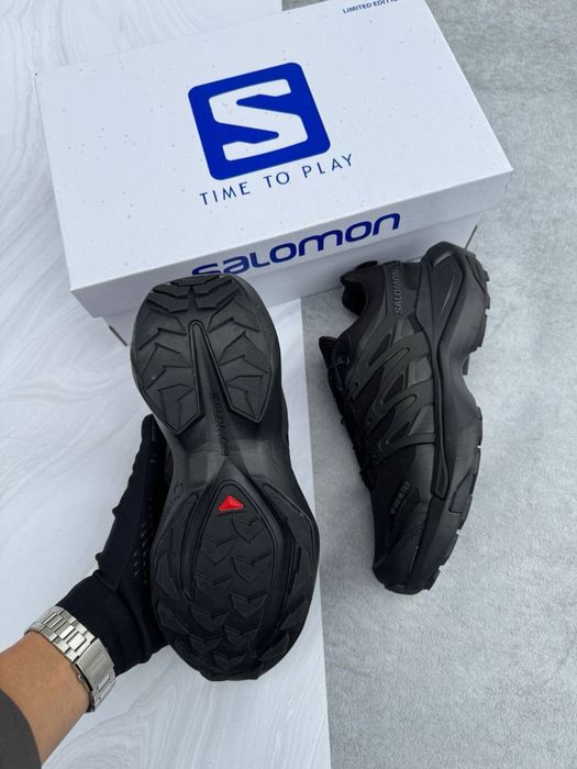 Чоловічі кросівки Salomon XT PU_RE Gore Tex All Black