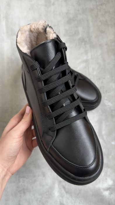 Зимові хайтопи натуральна шкіра