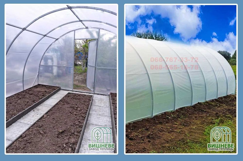 Теплиця КОМБІ під плівку парник каркас Білгород-Дністровський