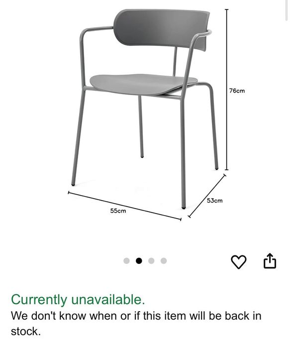 Cadeira para sala de jantar, estar ou escritório